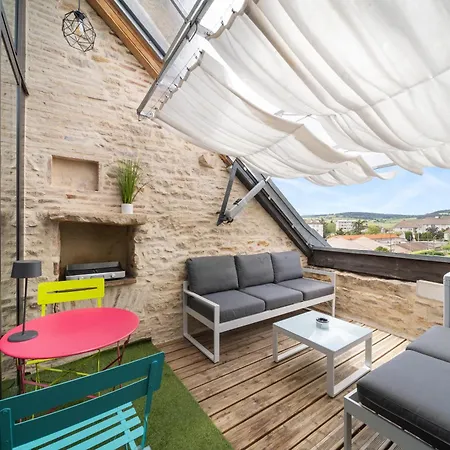 Apartamento Triplex De Charme : Terrasse/vue Panoramique Beaune (Cote d'Or)