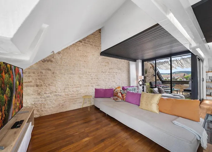 Apartament Triplex De Charme : Terrasse/vue Panoramique Beaune (Cote d'Or)