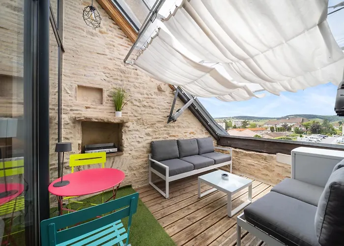 Apartament Triplex De Charme : Terrasse/vue Panoramique Beaune (Cote d'Or)